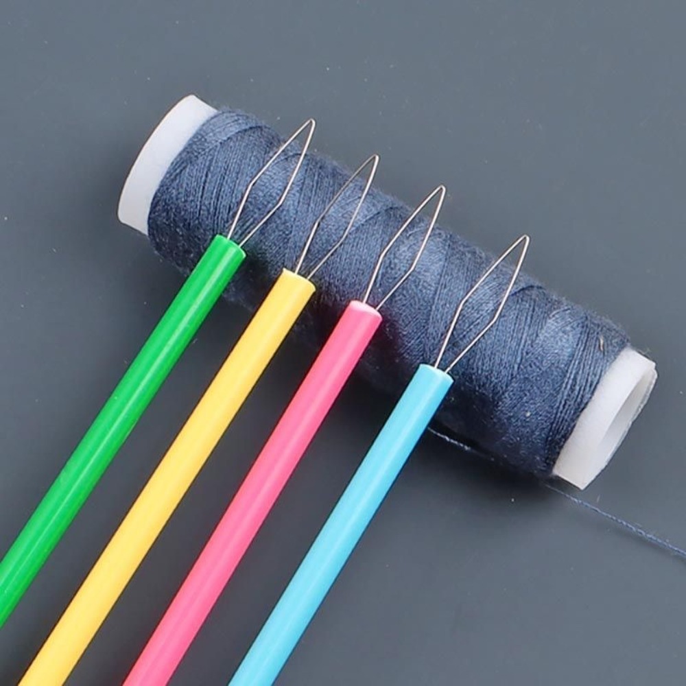 Cotton Embroidery Thread Skeins - 10Pcs Needlework Threading Needle Threaders Sewing
