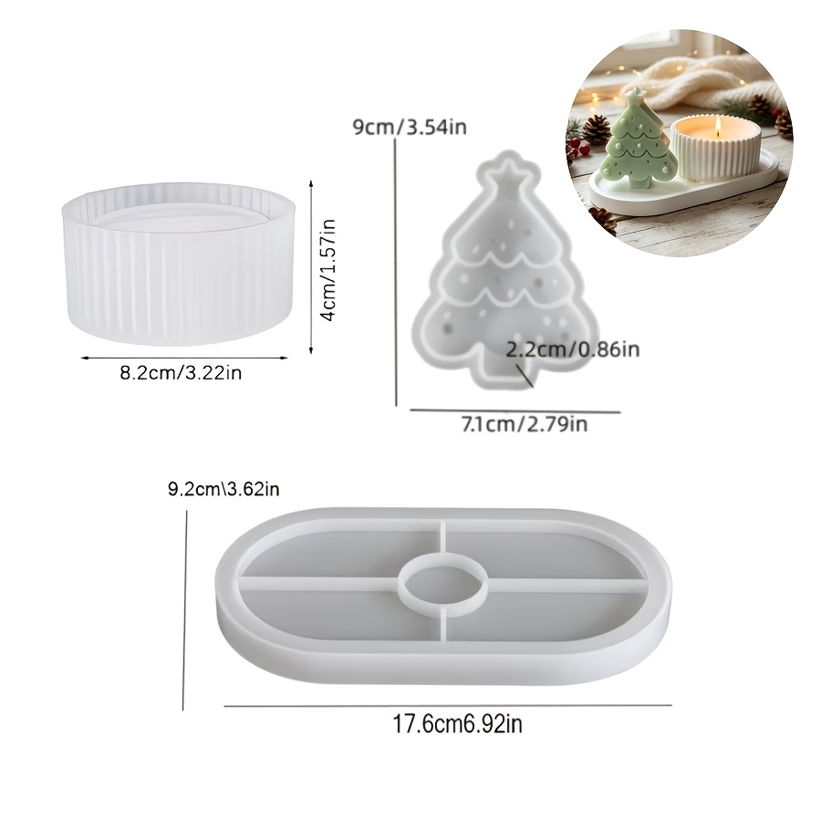 3-piece set resin silicone mol - Silicone Epoxy Resin Molds Set 评论和价格