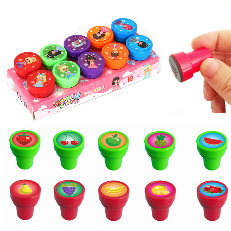 10pcs/box Assorted Stamps Self - Painting Supplies 评论和价格