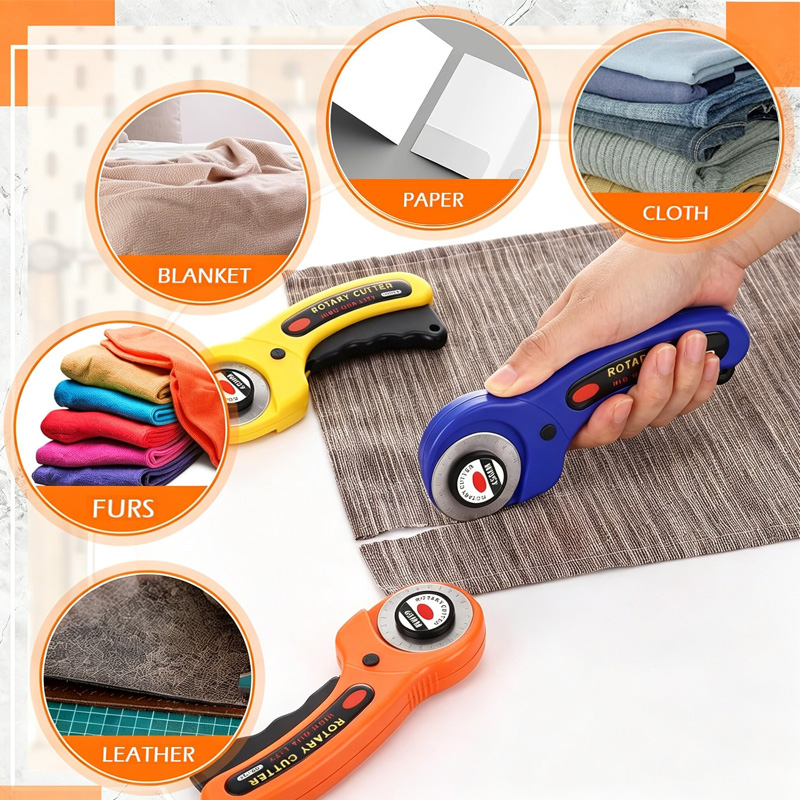 Fabric Rotary Cutter 45mm Blad - Rotary Cutter For Fabric 45Mm 评论和价格