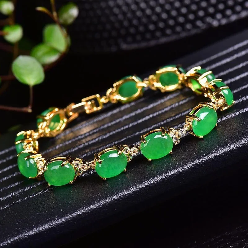 Natural Green Jade Agate LOVE  - Beading 评论和价格