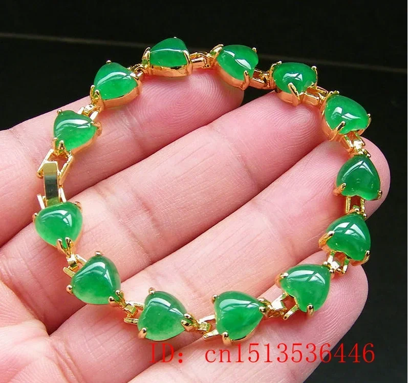 Natural Green Jade Agate LOVE  - Beading 评论和价格