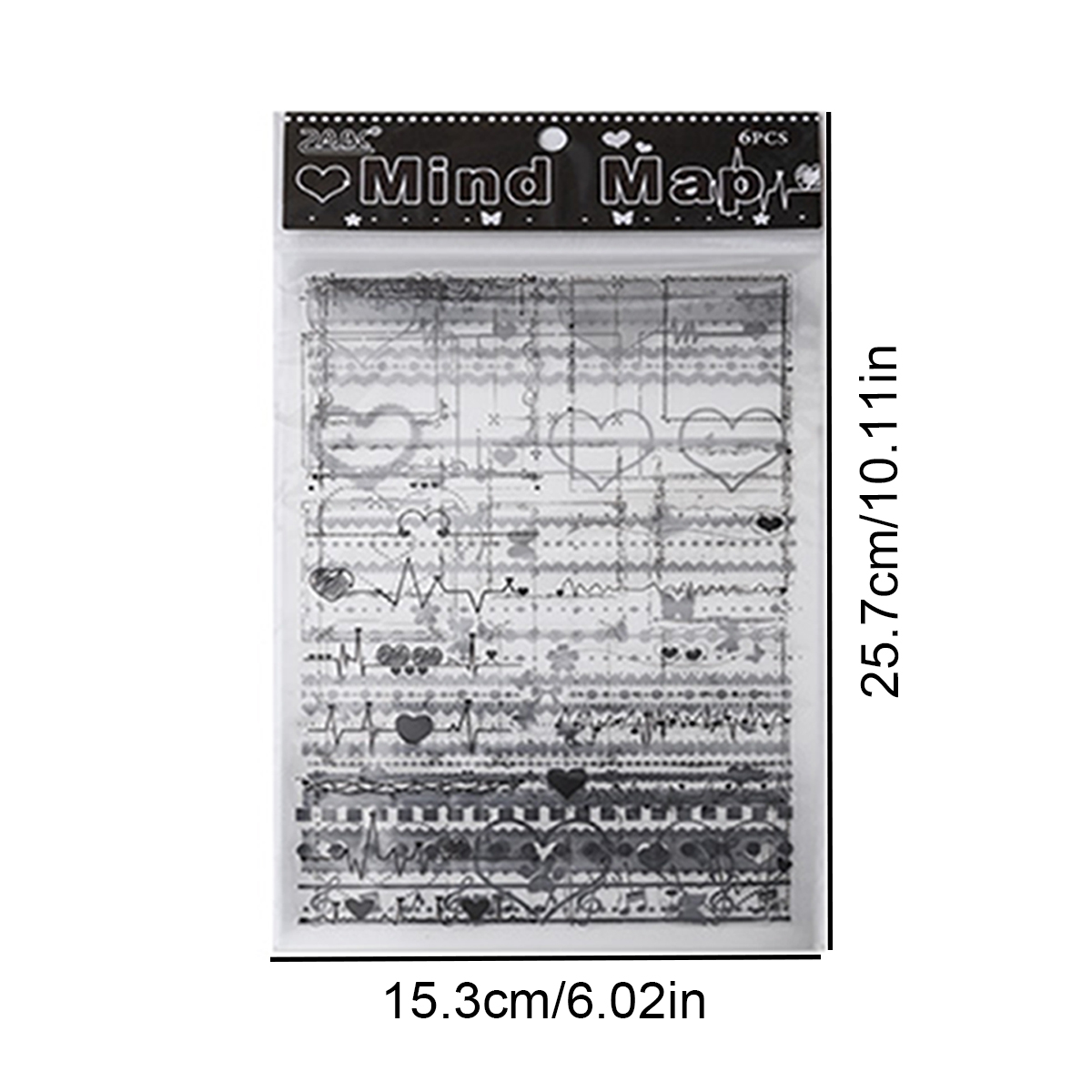 6pcs Black And White Movie-the - Scrapbooking 评论和价格