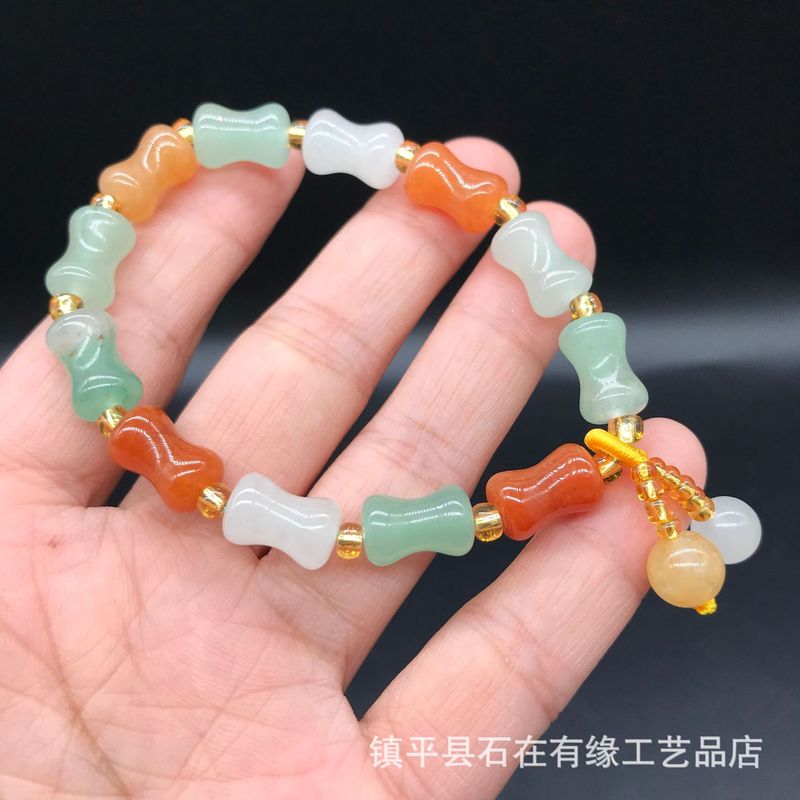 Natural Aventurine Bamboo , Go - Beading 评论和价格