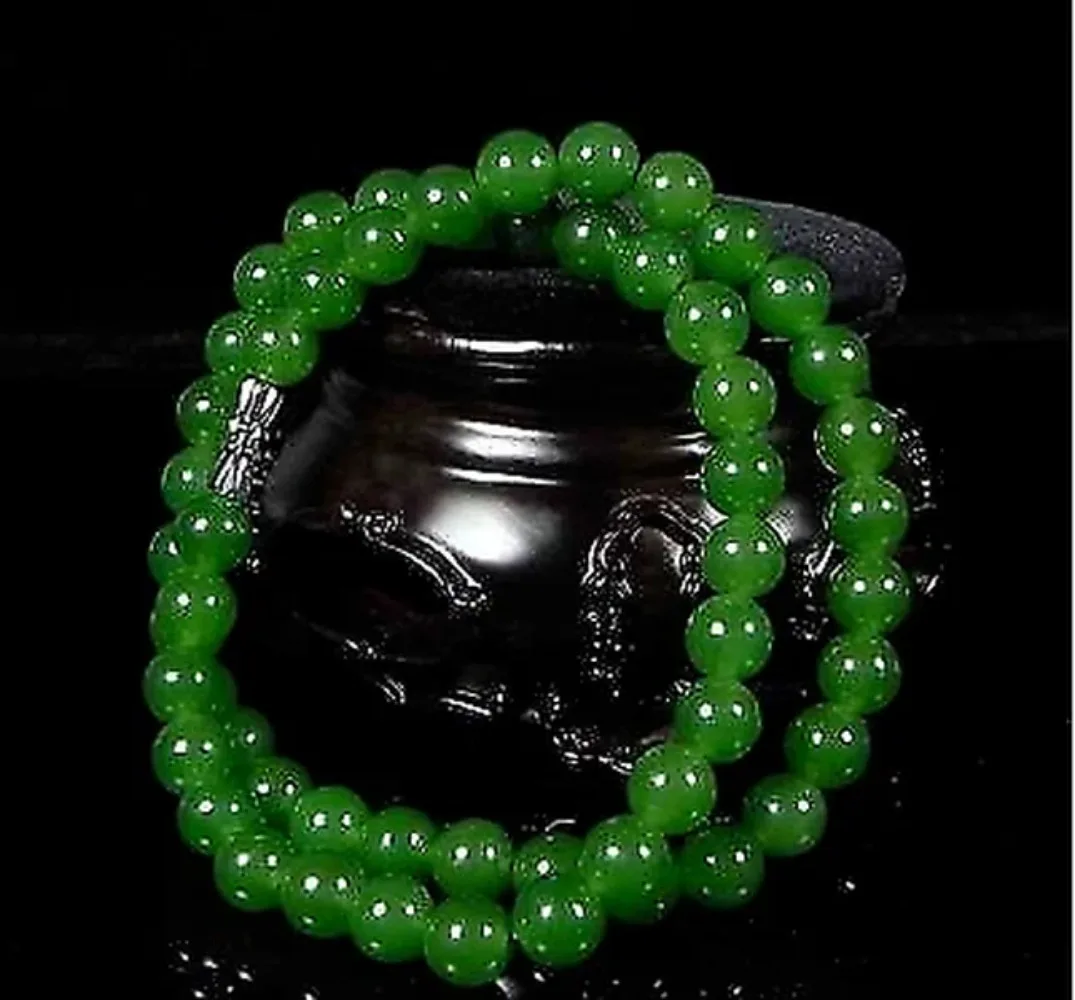 Genuine Natural Green Beads Ne - Beading 评论和价格