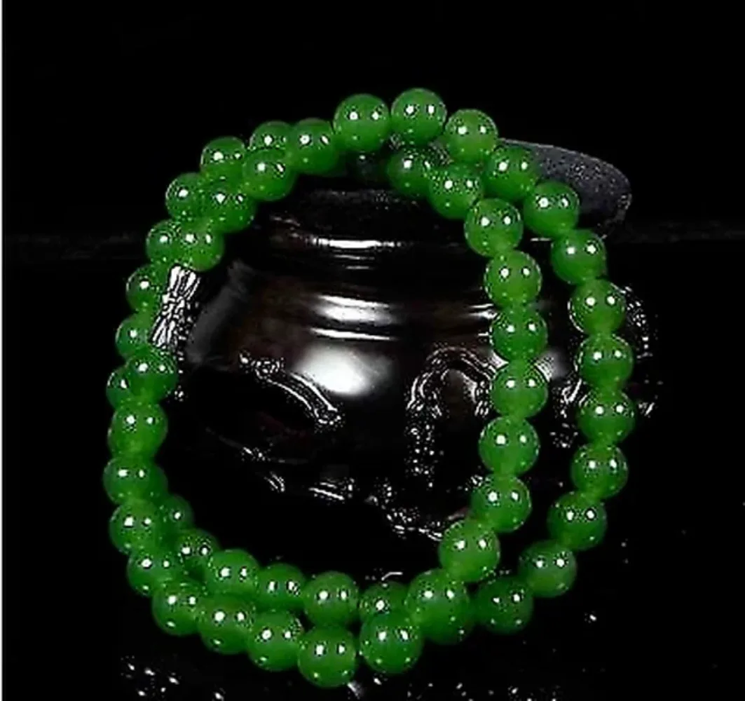 Genuine Natural Green Beads Ne - Beading 评论和价格