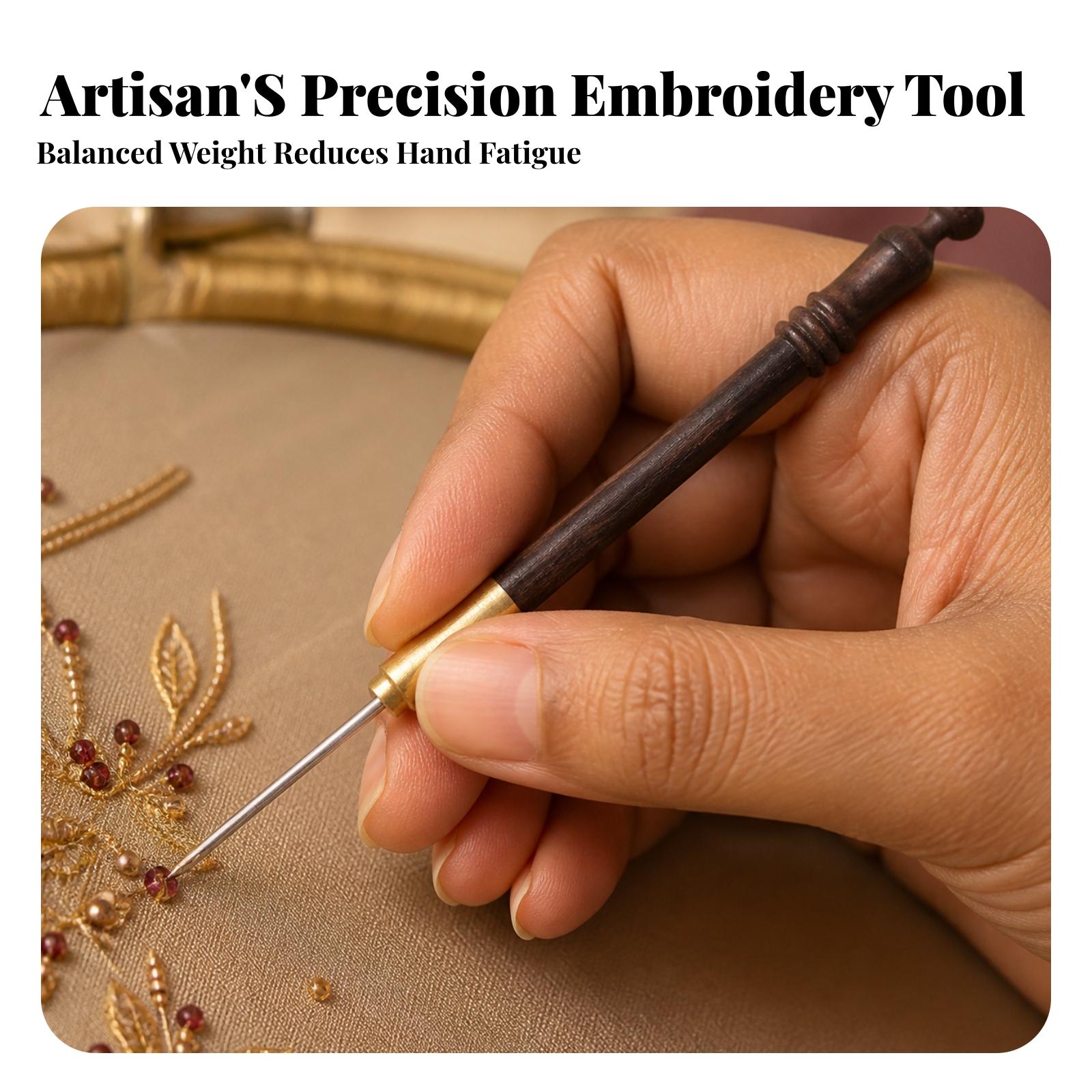 Ergonomic Wooden Handle Embroi - Wooden Crochet Hooks Ergonomic Handle 评论和价格