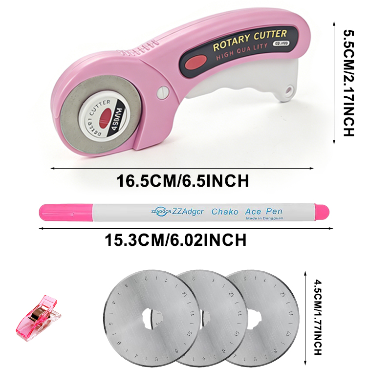 45mm Rotary Cutter Sewing Supp - Rotary Cutter For Fabric 45Mm 评论和价格