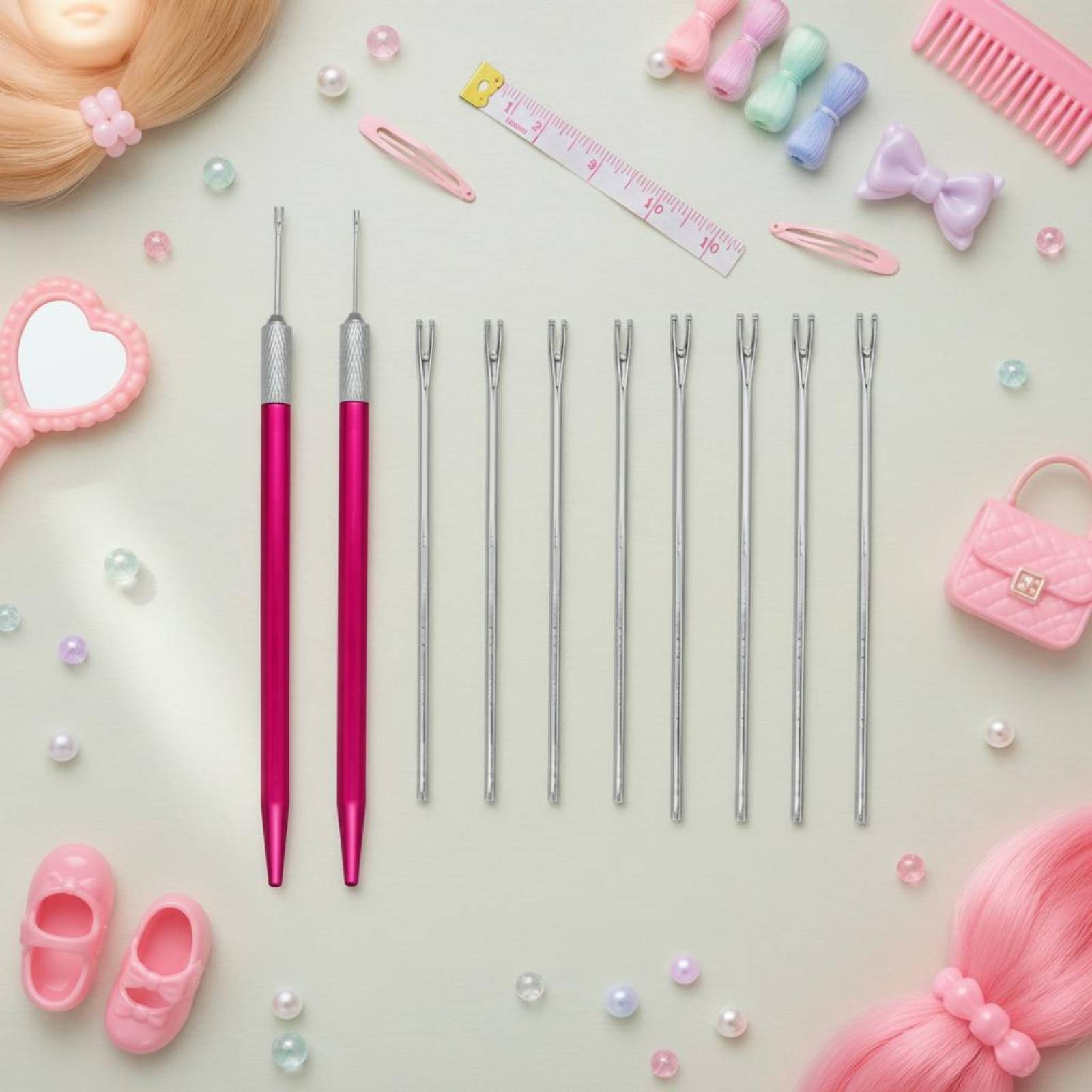 Doll Hair Rerooting Kit Knurle - Craft Tools 评论和价格