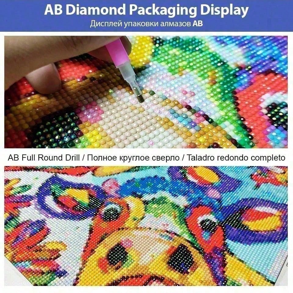 1 piece - Potdemiel-5D-DIY - F - 5D Diamond Painting Kit Full Drill 评论和价格