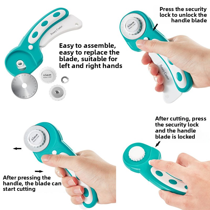 Rotary Cutter 45mm Fabric Cutt - Rotary Cutter For Fabric 45Mm 评论和价格