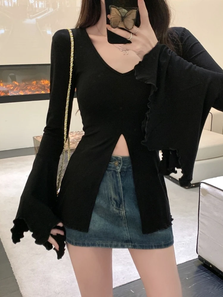 Vintage Y2K T-Shirt for Women, - Embroidery 评论和价格