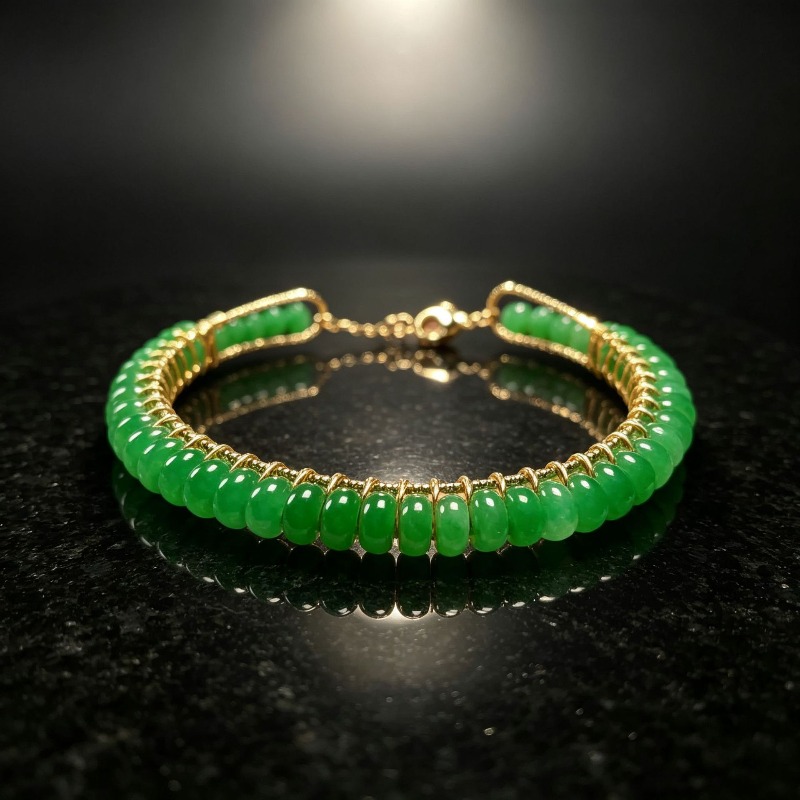 Natural Dry Blue Jade Abacus B - Beading 评论和价格