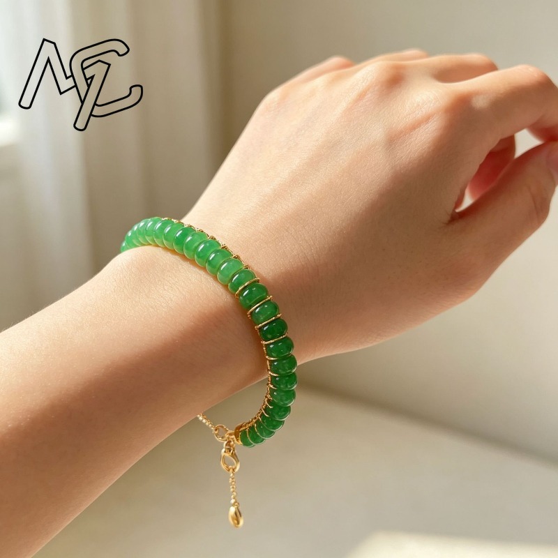 Natural Dry Blue Jade Abacus B - Beading 评论和价格
