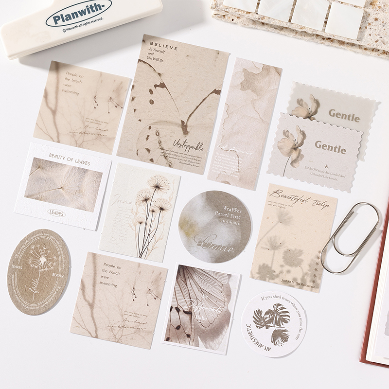 JIANQI 30pcs Vintage Paper for - Vintage Junk Journal Scrapbooking Paper 评论和价格