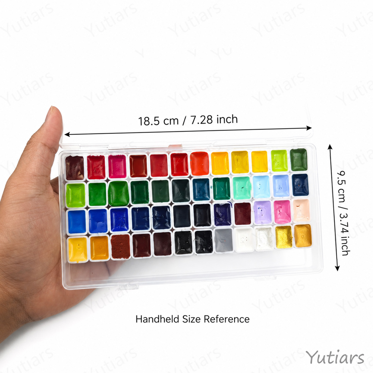 48 Colors Professional Granula - Watercolor Paint Set Solid Pigment 评论和价格