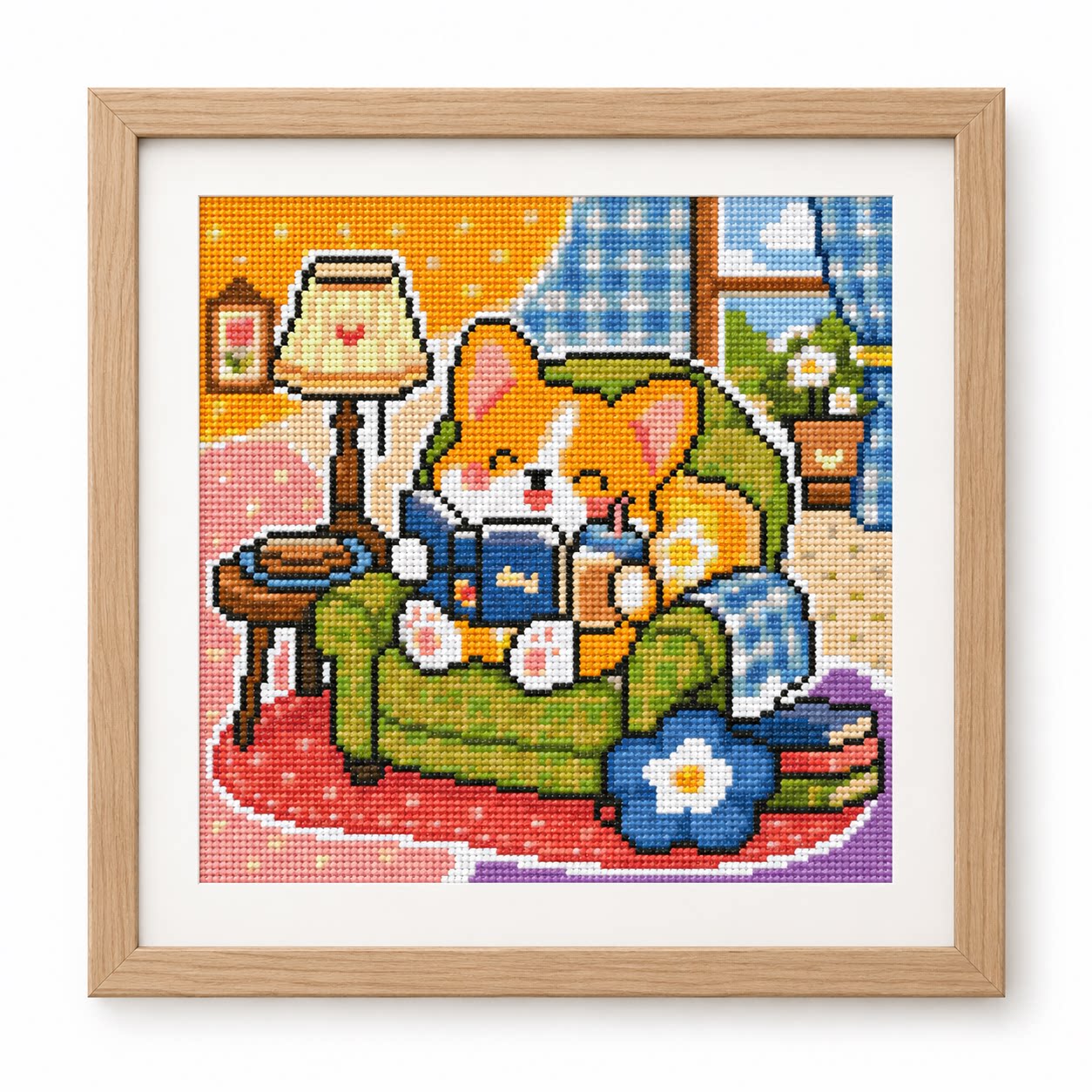 [Full stitch] [CC6338-Little C - Cross Stitch Stamped Kits Beginners 评论和价格