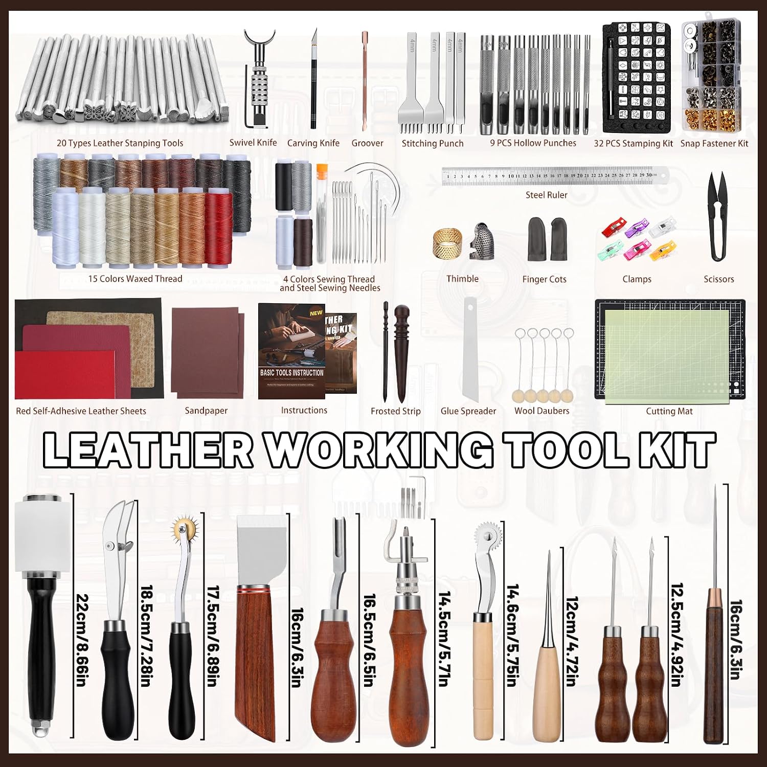 Leather Working Kit, Leather W - Sewing 评论和价格