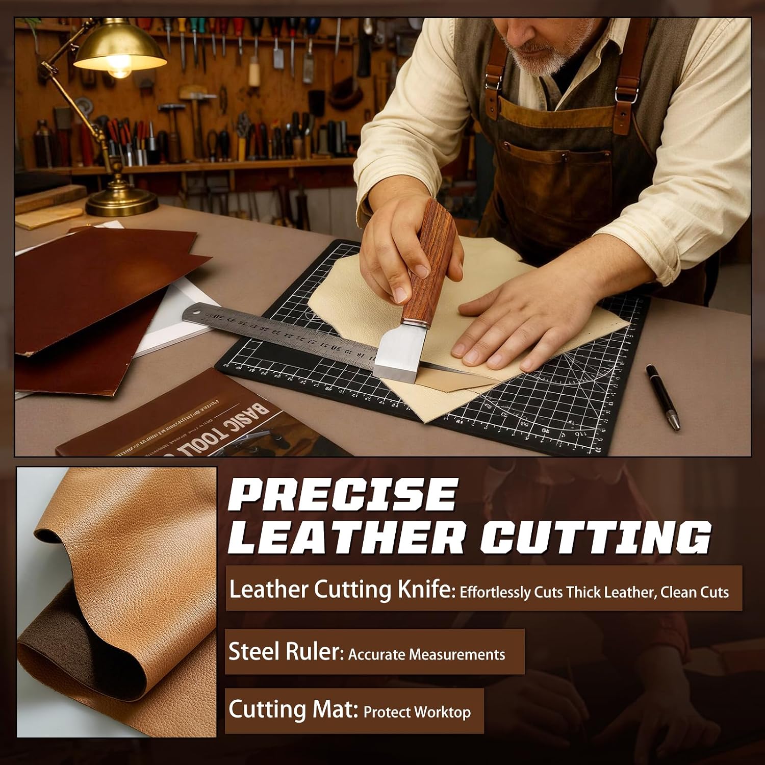 Leather Working Kit, Leather W - Sewing 评论和价格