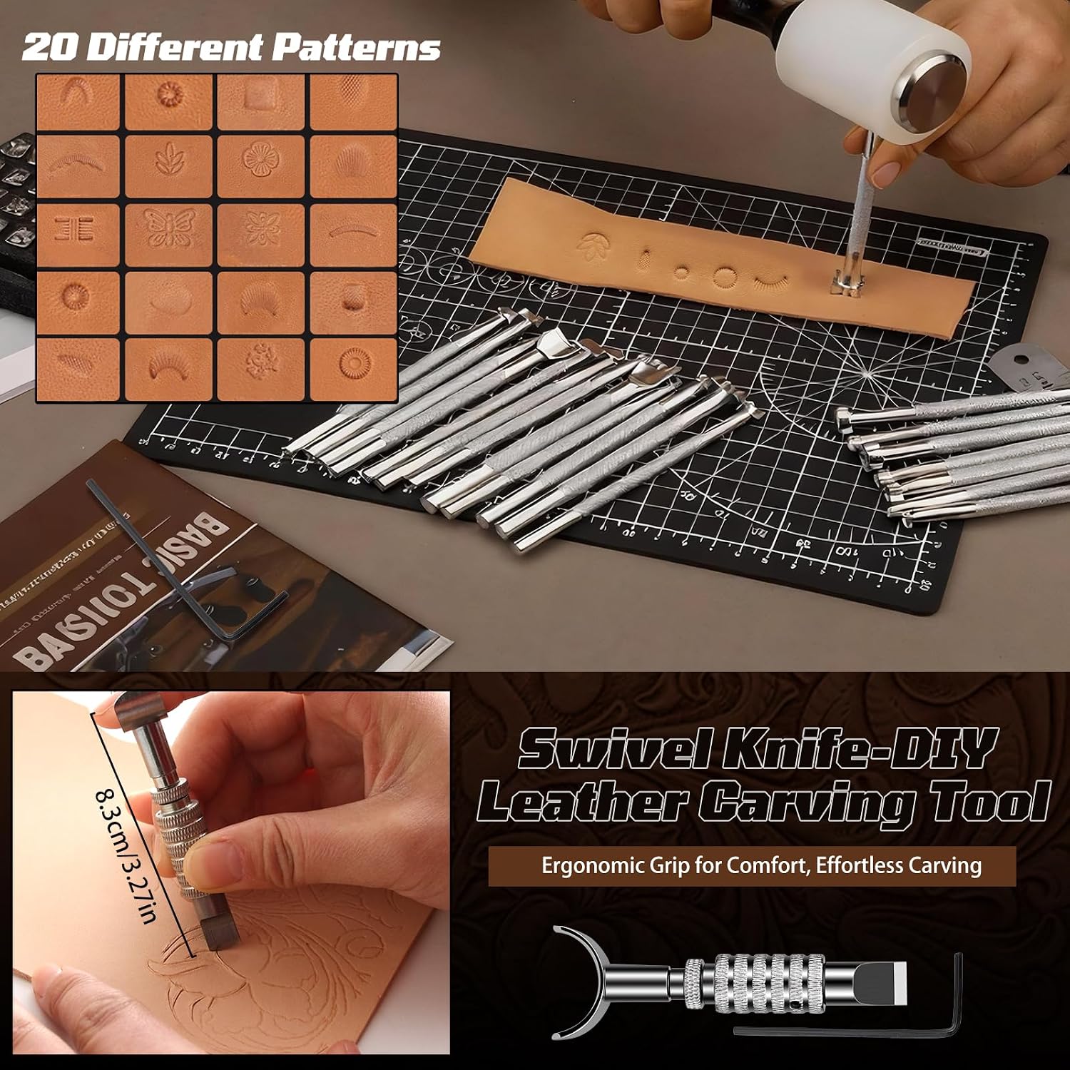 Leather Working Kit, Leather W - Sewing 评论和价格