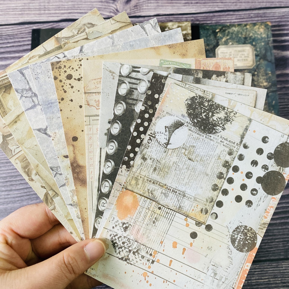 100sheets Vintage Scrapbook Pa - Vintage Junk Journal Scrapbooking Paper 评论和价格