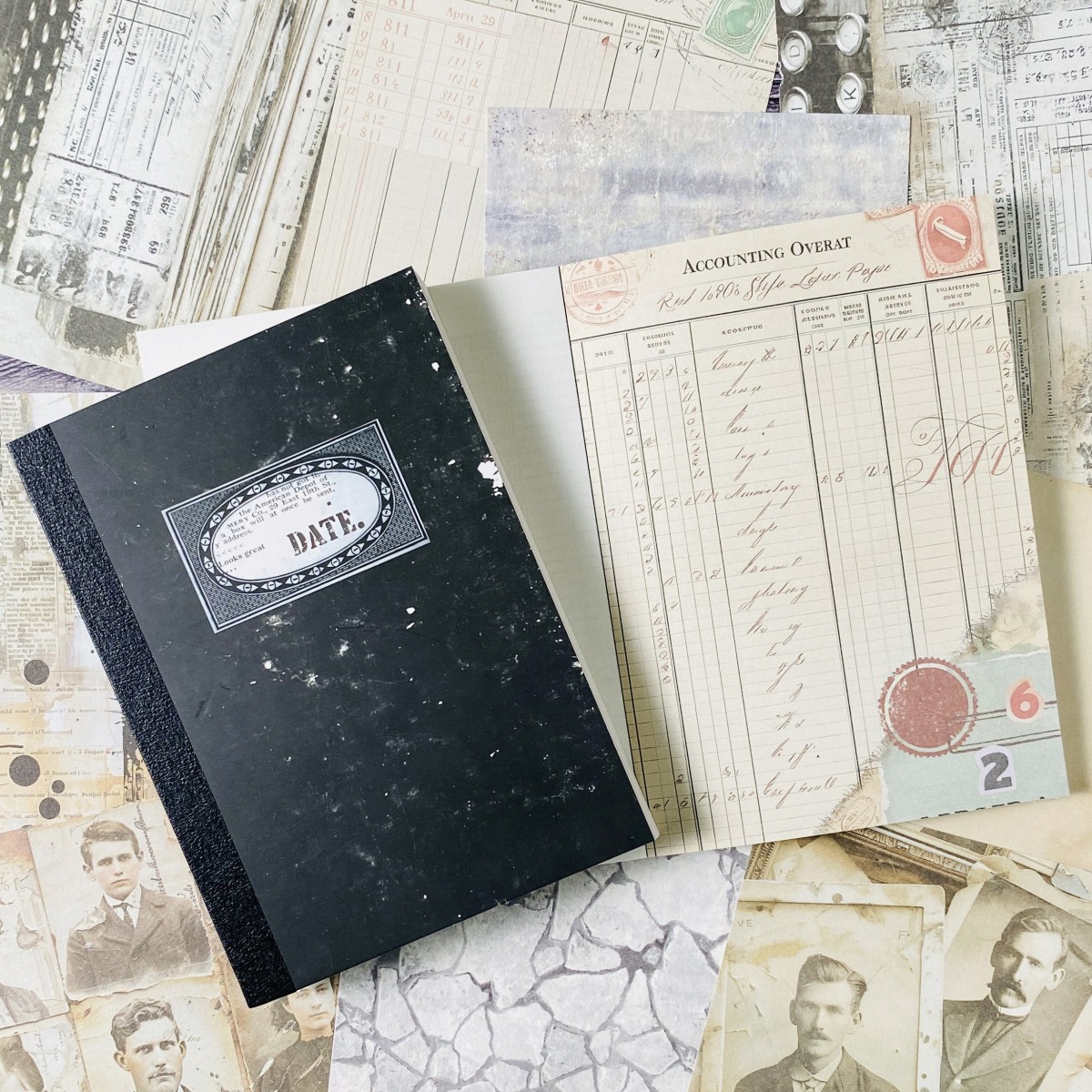 100sheets Vintage Scrapbook Pa - Vintage Junk Journal Scrapbooking Paper 评论和价格