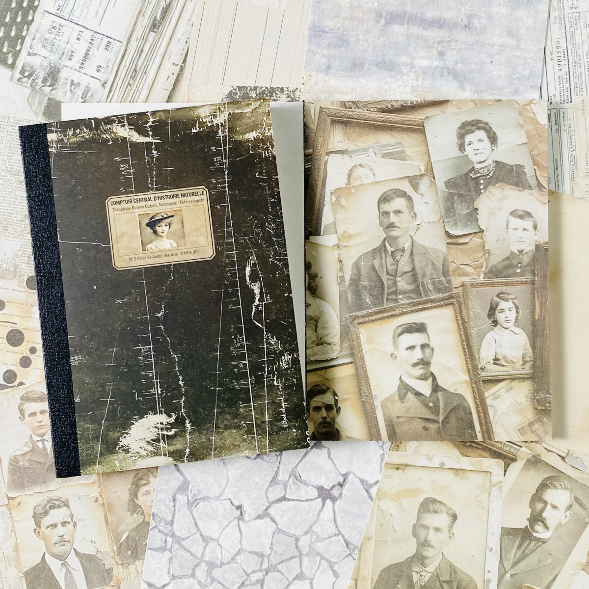 100sheets Vintage Scrapbook Pa - Vintage Junk Journal Scrapbooking Paper 评论和价格