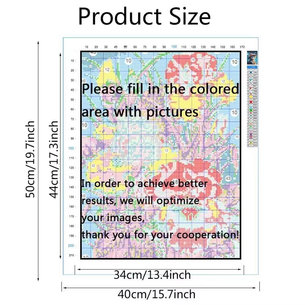 Photo Custom Embroidery Kits 1 - Cotton Embroidery Thread Skeins 评论和价格