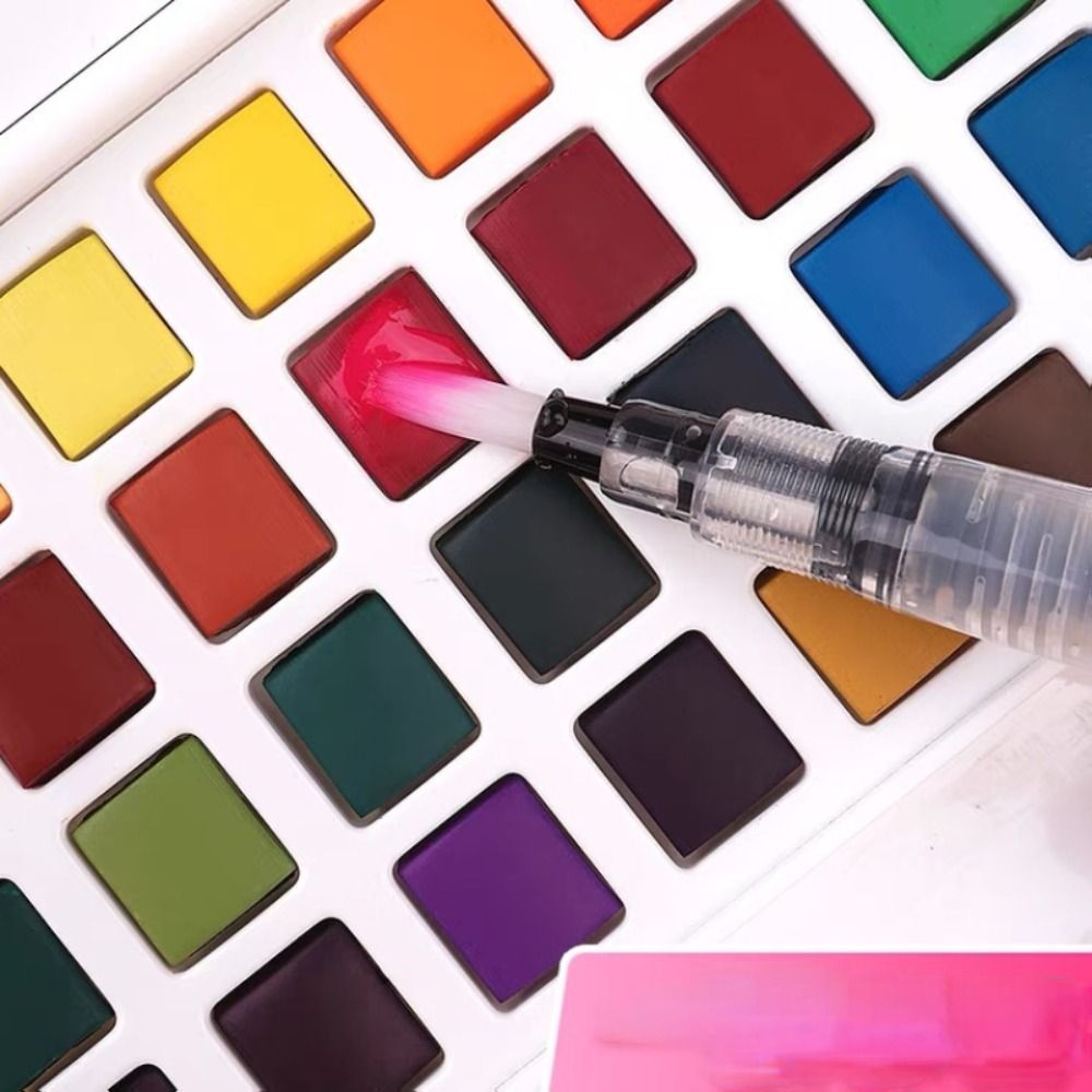 Folding Watercolor Paint Set w - Watercolor Paint Set Solid Pigment 评论和价格